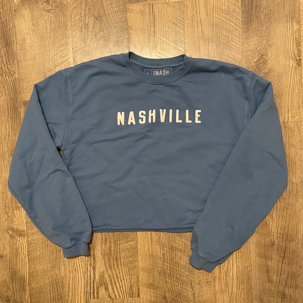 NASH Collection crop crew neck